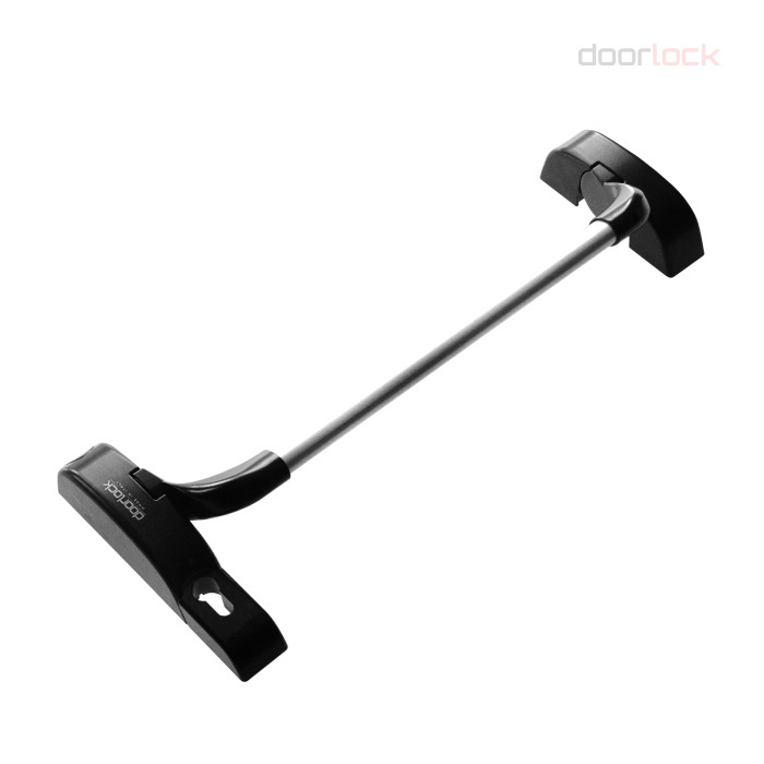 Механизм системы "антипаника" DOORLOCK PD910FR-BAR PZ72мм, черный Механизм системы "антипаника" DOORLOCK PD910FR-BAR PZ72мм, черный
